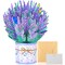 Pop Up Flowers Bouquet Cards Get Well Cards 3D Flower Birthday Cards with Note Card and Envelope for All Occasion Mother's Day Thinking of you Thanksgiving Christmas Gift
